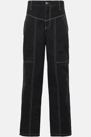 Marant Etoile Jean ample Denzel à taille haute