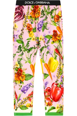 Dolce & Gabbana Legging imprimé en coton mélangé