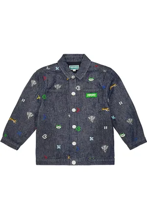 Kenzo Veste Jungle Game en jean