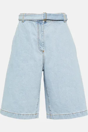 Etro Short brodé en jean
