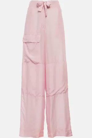 DRIES VAN NOTEN Pantalon ample en soie