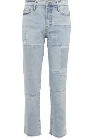 Frame Jean Le Nouveau Straight à taille mi-haute