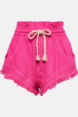 Marant Etoile Short Talapiz en soie à taille haute