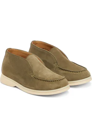 Loro Piana Mocassins Open Walk en daim