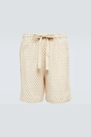 COMMAS Short en macramé de coton mélangé