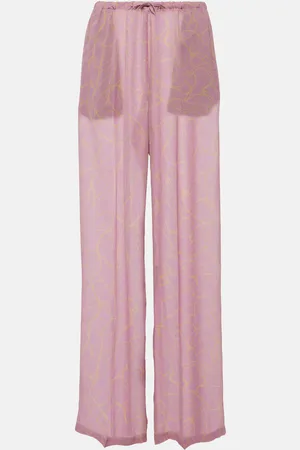 DRIES VAN NOTEN Pantalon ample imprimé