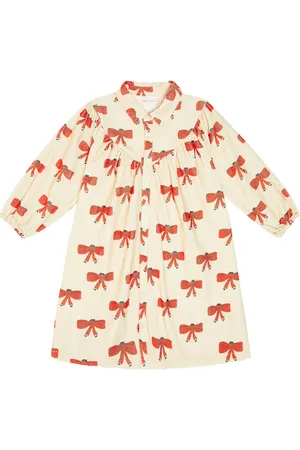 Tiny Cottons Robe Tiny Bow en velours côtelé de coton