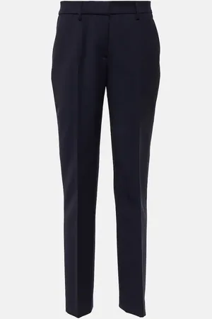 GABRIELA HEARST Pantalon à taille haute en laine