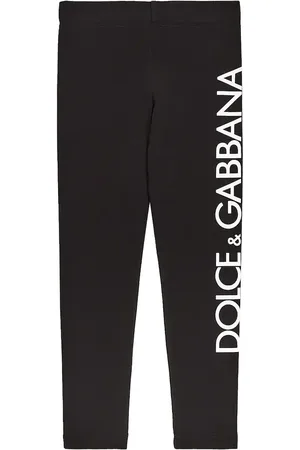 Dolce & Gabbana Legging en coton mélangé à logo