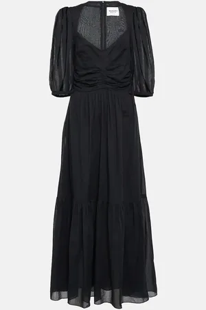 Marant Etoile Robe longue Leoniza en coton