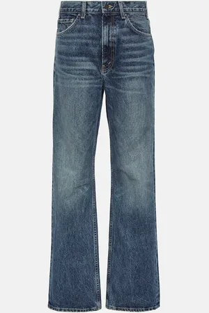 NILI LOTAN Jean droit Mitchell à taille mi-haute