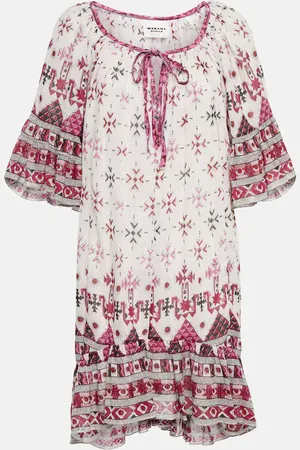 Marant Etoile Robe Loane imprimée en coton