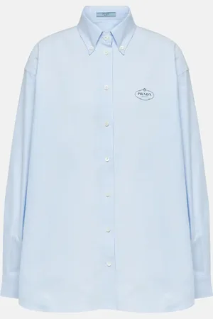 Prada Chemise brodée en coton