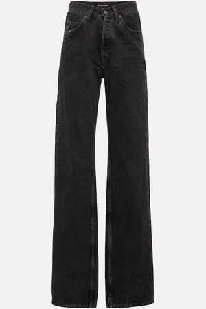 Saint Laurent Jean ample à taille haute