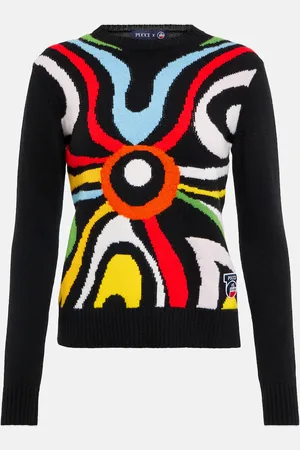 Puccini X Fusalp – Cardigan intarsia en laine