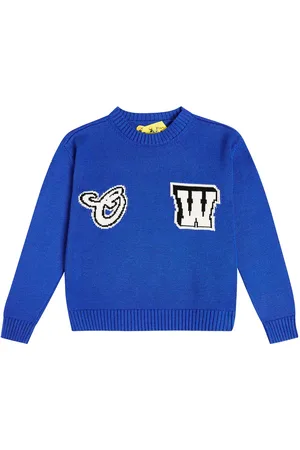 OFF-WHITE Pull en coton à logo