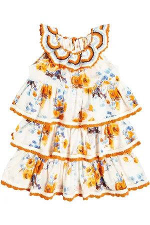 ZIMMERMANN Robe Halcyon en coton à fleurs