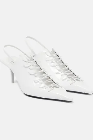 Jimmy Choo X Jean Paul Gaultier – Escarpins Corset en cuir