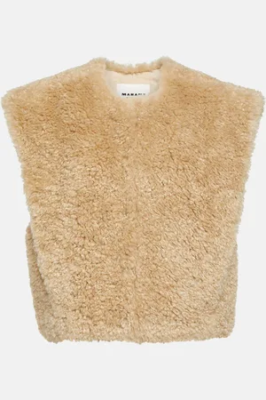 Marant Etoile Veste sans manches Feliz en shearling synthétique