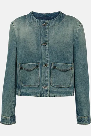 Givenchy Veste en jean à chaîne