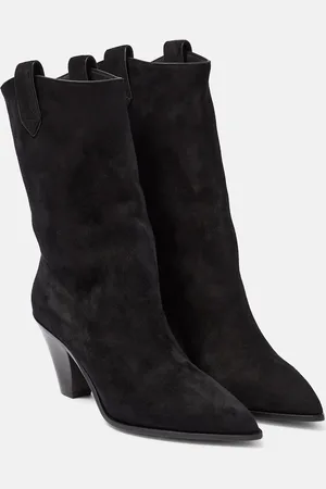 Aquazzura Bottines santiags Boogie en daim
