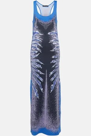 Y / PROJECT Robe longue imprimée