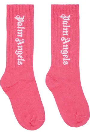 Palm Angels Chaussettes en coton mélangé à logo