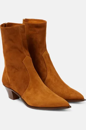 Aquazzura Bottines Brunswick en daim