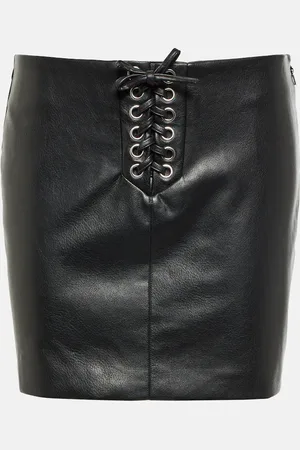 ROTATE Mini-jupe en cuir synthétique