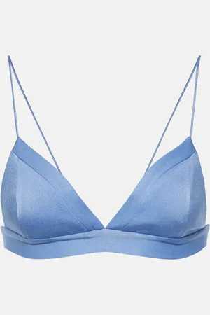 ALEX PERRY Brassière triangle en crêpe de satin