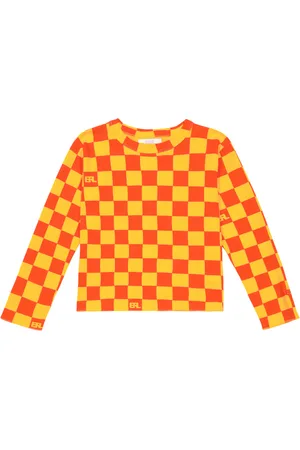ERL T-shirt en coton à carreaux