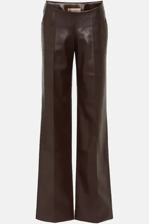 AYA MUSE Pantalon ample en cuir synthétique