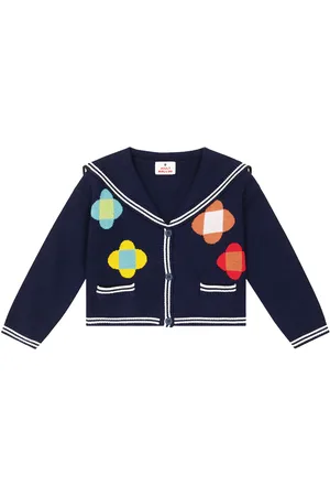 Jelly Mallow Cardigan en intarsia