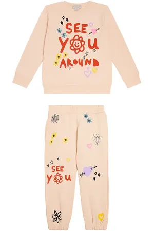 Stella McCartney Ensemble de survêtement imprimé en coton