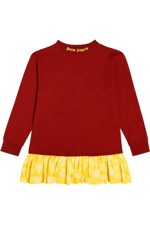 Palm Angels Robe pull en coton à logo