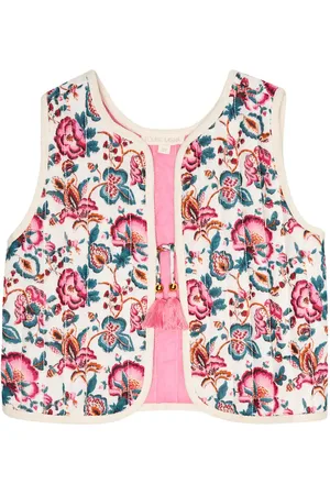 Louise Misha Gilet matelassé Oznale à fleurs