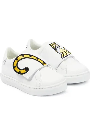Kenzo Baskets brodées en cuir
