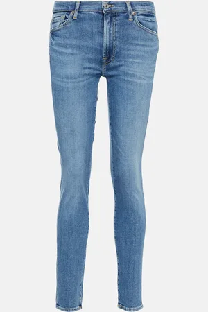 7 for all Mankind Jean skinny Slim Illusion Luxe à taille haute