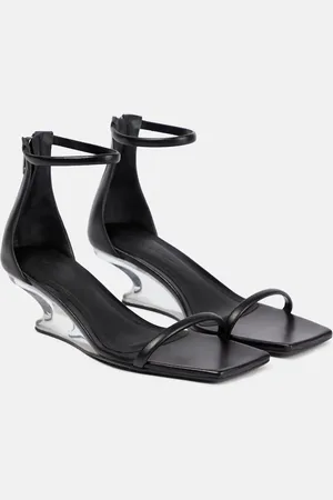 Rick Owens Sandales compensées en cuir
