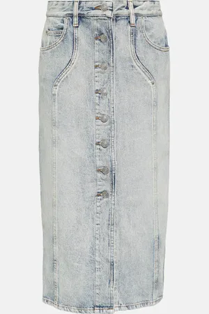 Marant Etoile Jupe midi Vandy en jean