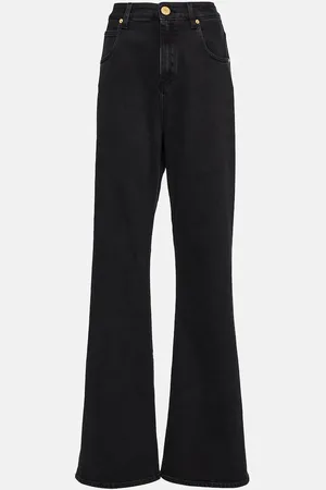 Balmain Jean évasé à taille haute