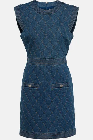 VERONICA BEARD Robe Ginny en jean matelassé