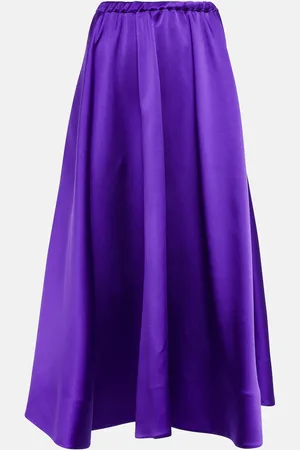 VALENTINO Jupe midi en satin