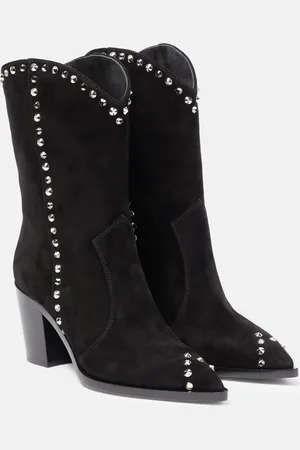 Gianvito Rossi Bottines santiags Denver en daim