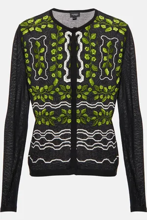 Giambattista Valli Cardigan imprimé en cachemire et soie