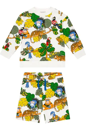 Stella McCartney Ensemble sweat-shirt et short en coton
