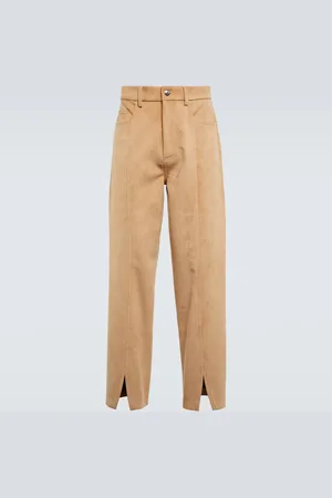 Nanushka Pantalon en daim régénéré