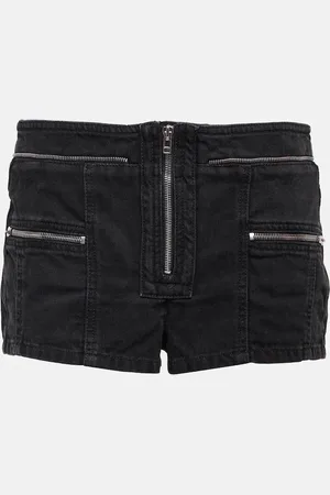 Isabel Marant Short Lary à taille basse en jean