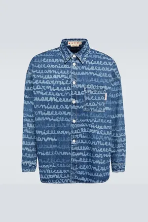 Marni Chemise imprimée en jean