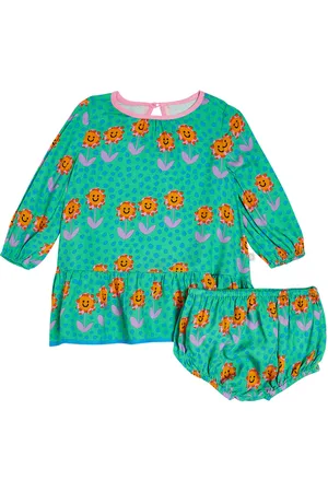 Stella McCartney Bébé – Ensemble robe et culotte bloomer imprimées